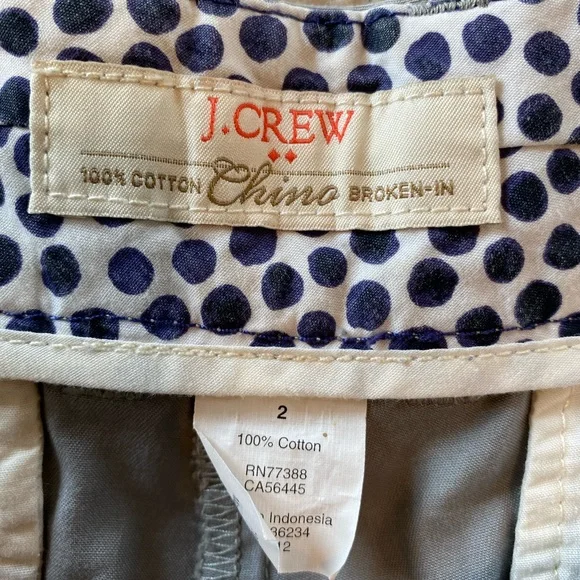 J.Crew Gray Chino Shorts - Picture 3 of 5